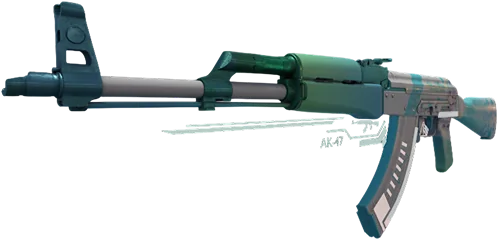 AK-47 Teal Bayonet custom model for CS2