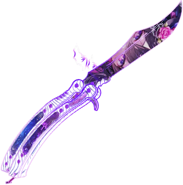 Butterfly Knife Amethyst custom model for CS2