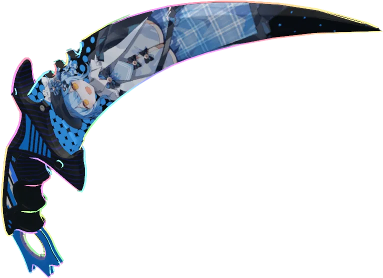 Karambit Ice Anime custom model for CS2