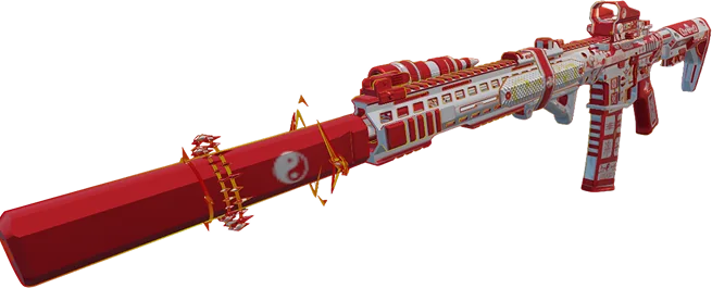 M4A1-S Red White custom model for CS2